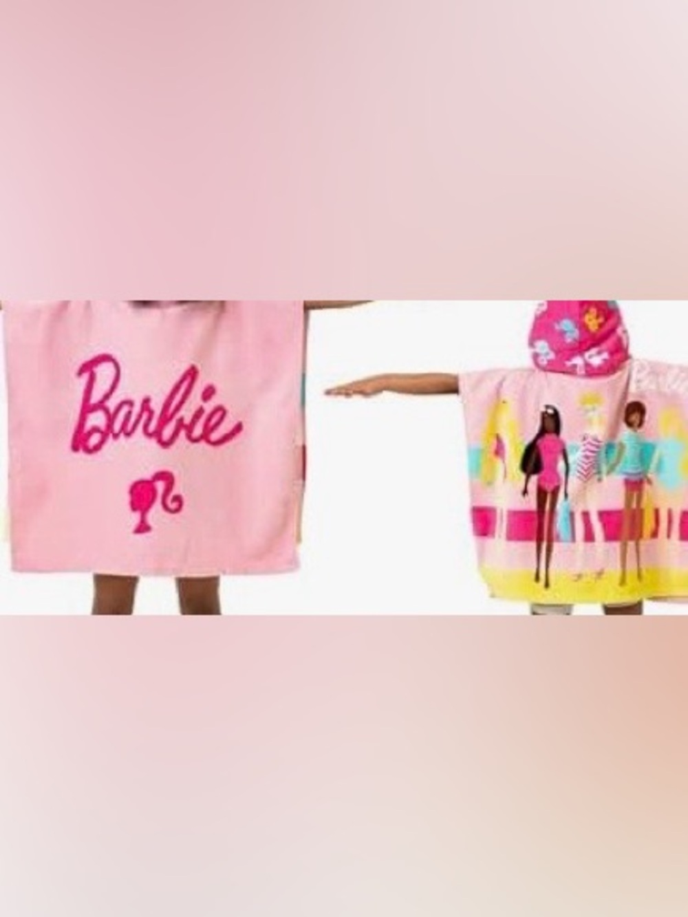 Barbie Swim Towel Hooded Cover-up NWT